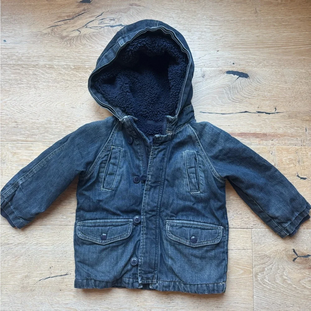 Gap Denim Kids Hooded Warm Parka Coat Sz 2T ❤️CUTEST Price Firm!
